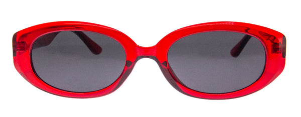 Aj Morgan Retro Slim Oval Sunglasses For Women / Comfort - 88575