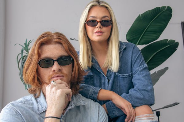 Aj Morgan Retro Slim Sunglasses For Men And Women / Theo - 39187