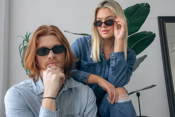 Aj Morgan Retro Slim Sunglasses For Men And Women / Theo - 39187