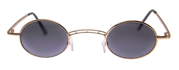 Aj Morgan Retro Small Metal Oval Sunglasses For Men And Women / Bugsy - 86054