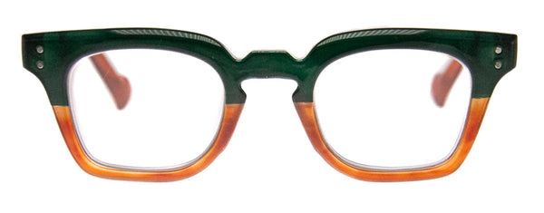 Aj Morgan Retro Two-Toned Rectangular Readers For Women And Men / 39194 Friends