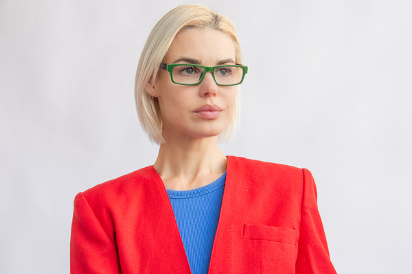 Aj Morgan Retro Unisex Readers In A Two-toned Design / 54427 In Zone