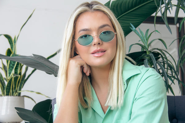 Aj Morgan Retro Unisex Tinted Lens Metal Sunglasses / Preston - 39176