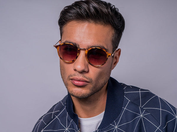 Aj Morgan Round Vintage Inspired Sunglasses For Men & Women | 39016 - Muffins