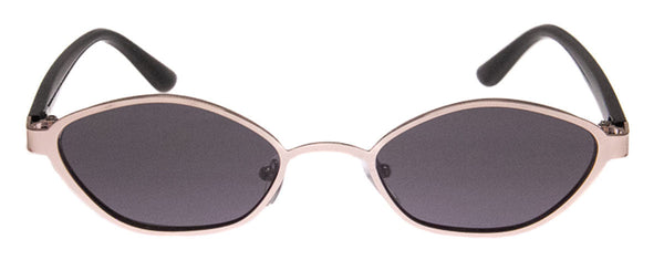 Aj Morgan Slim Vintage-Inspired Metal Sunglasses In An Angular Cat-eye Silhouette For Women And Men / 84137 - Fave