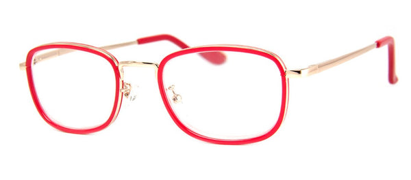 Aj Morgan Small Rectangular Metal Frame Reading Glasses | 54279 - Gazaam