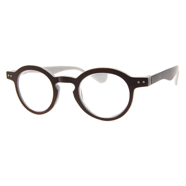 aj morgan Small Round Designer Reading Glasses for Women & Men | 54330 - Ugh