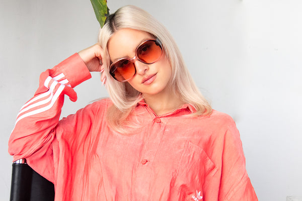 Aj Morgan So Enchanting – Oversized Two-Toned Ombre Sunglasses