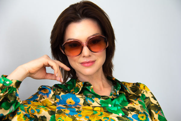 Aj Morgan So Enchanting – Oversized Two-Toned Ombre Sunglasses