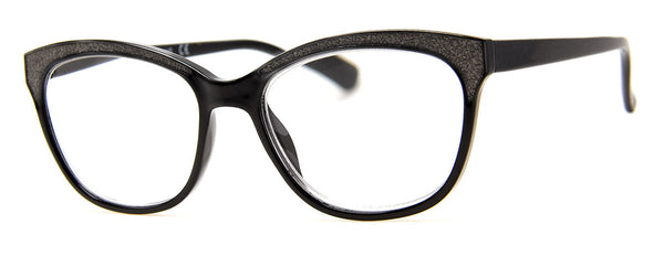 Aj Morgan Sparkly Glitter Rectangular Reading Glasses For Women | 54313 - Prom Queen
