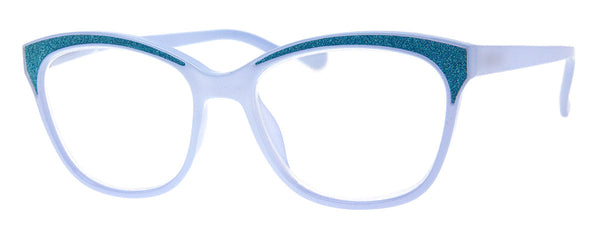 Aj Morgan Sparkly Glitter Rectangular Reading Glasses For Women | 54313 - Prom Queen