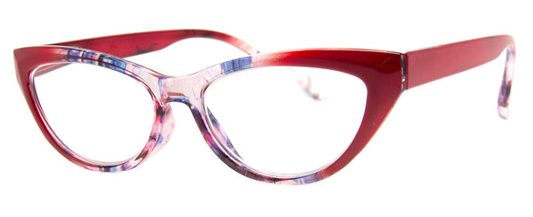 aj morgan Stylish & Hip Cat Eye Reading Glasses for Women | 53855 – Mardi Gras