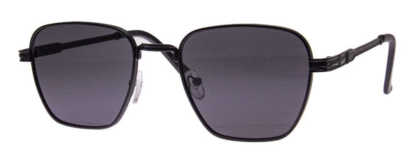 aj morgan Stylish Square Metal Unisex Sunglasses / Commando - 88577