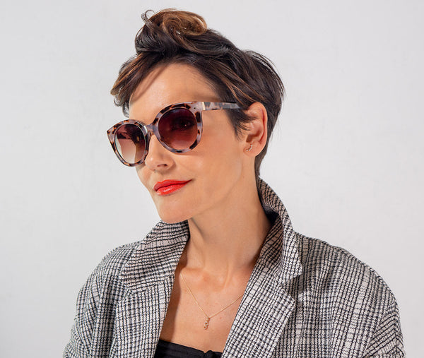 Aj Morgan Sunglass Readers In A Vintage Round Frame For Women | 39058 - Impervious
