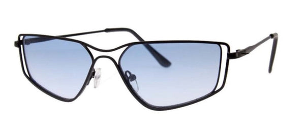 aj morgan Trendy Metal Wrap Sunglasses with Tinted Lenses for Men and Women / 88547 Metrics