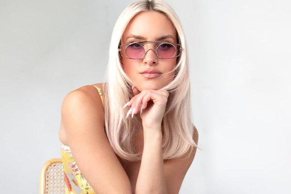 Aj Morgan Unique Small Metal Geometric Sunglasses For Men & Women / Mini Me - 88585