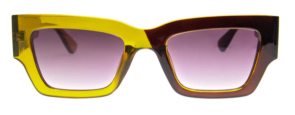 Aj Morgan Unique Two-Toned Rectangular Sunglasses For Women/Men/88558 We Match