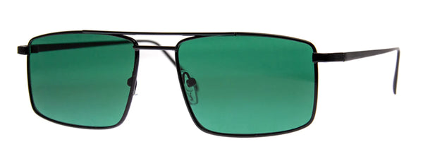 aj morgan Unisex Metal Rectangular Aviator Sunglasses / 88561 Soft Landing