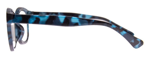 Aj Morgan Unisex Mid-Sized Round Readers In A Variety Of Tortoiseshell Hues For Women And Men / Okie Dokie - 55428