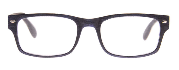 Aj Morgan Unisex Rectangular Readers With A Unique Wood Grain Texture / 54432 Boardroom