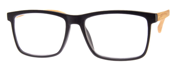aj morgan Unisex Rectangular Readers with Wood like Temples for Women and Men / 81067 Reliable