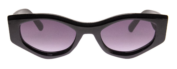 Aj Morgan Vintage-Inspired Angular Cat-Eye Sunglasses For Women And Men / Volcano - 84132