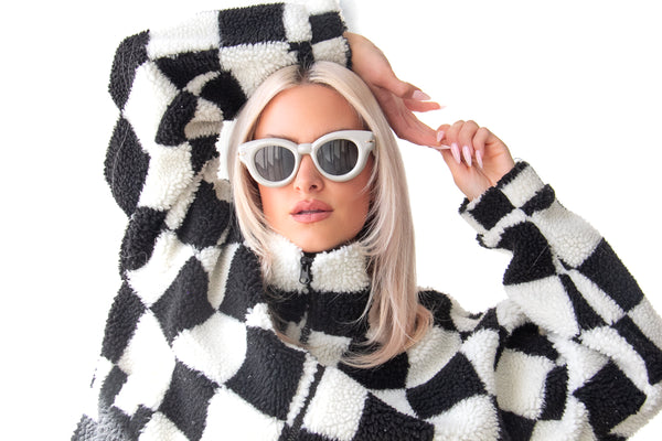 Aj Morgan Vintage Inspired Chunky Cat-Eye Sunglasses / 59279 - Babydolls