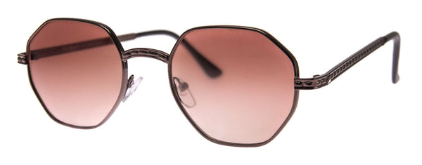 aj morgan Vintage Inspired Geometric Metal Sunglasses for Men and Women / I.P.O. - 86053