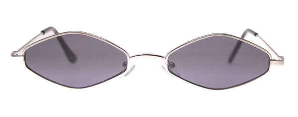 Aj Morgan Vintage-Inspired Geometric Slim Metal Unisex Sunglasses For Men And Women / Lex - 88588