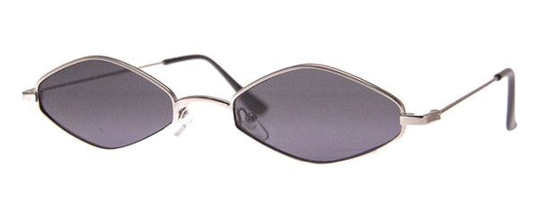 aj morgan Vintage-Inspired Geometric Slim Metal Unisex Sunglasses for Men and Women / Lex - 88588