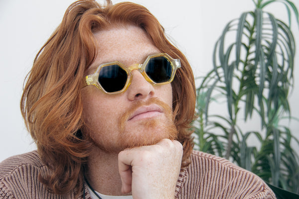 Aj Morgan Vintage Inspired Geometric Unisex Sunglasses / Silent Movies - 88573