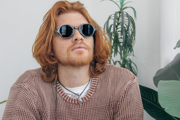 Aj Morgan Vintage Inspired Geometric Unisex Sunglasses / Silent Movies - 88573