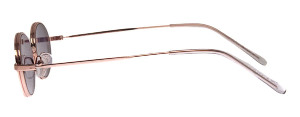 Aj Morgan Vintage-Inspired Metal Oval Sunglasses With Cutout Details For Women And Men / 84136 - Ditto