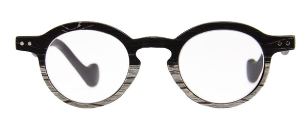 Aj Morgan Vintage Inspired Oval Readers With Wood Like Texture For Men And Women / 84100 Bird's Eye