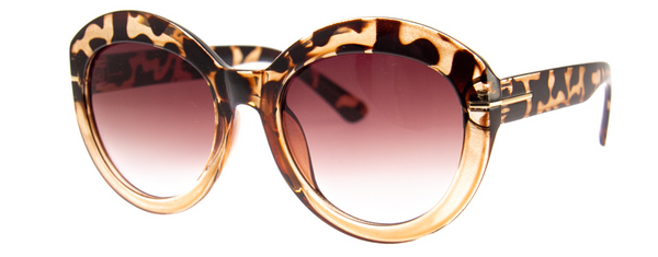 aj morgan Vintage Inspired Oversized Ombre Sunglasses for Women / Imperial Goddess - 53874
