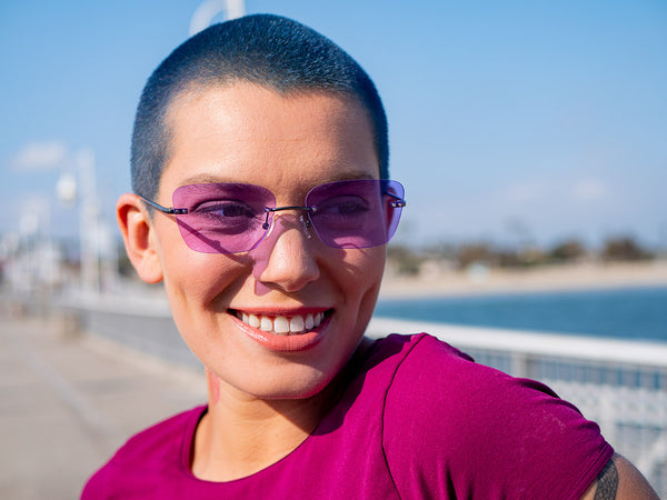 Aj Morgan Vintage Inspired Rimless Sunglasses For Men And Women | 86021 - Decor