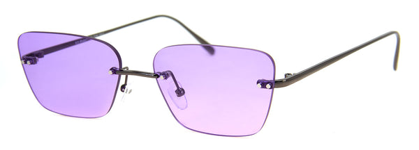 aj morgan Vintage Inspired Rimless Sunglasses for Men and Women | 86021 - Decor