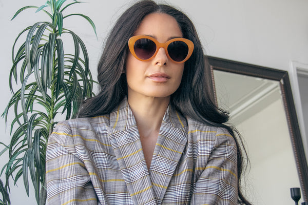 Aj Morgan Vintage-Inspired Rounded Cat-Eye Eye Sunglasses For Women / 84118 Caress