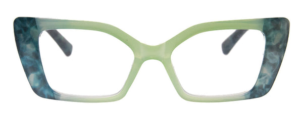 Aj Morgan Vintage-Inspired Two-Tone Cat-Eye Readers For Women / 54399 Nobility