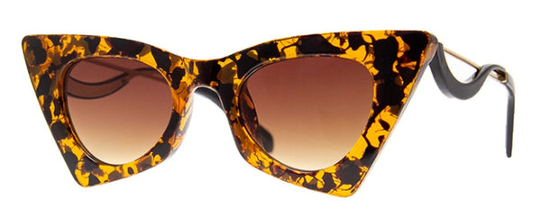 aj morgan Vintage-Inspired Unique Cat-Eye Sunglasses for Women / 81045 Intergalactic