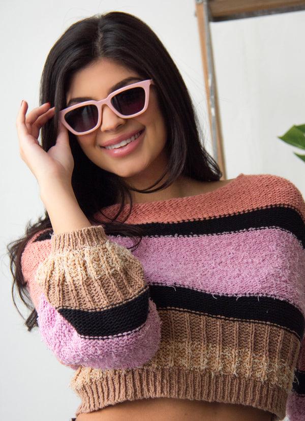 Aj Morgan Women's Petite Cat-Eye Sunglasses Great For Small Faces / Steamy - 88549