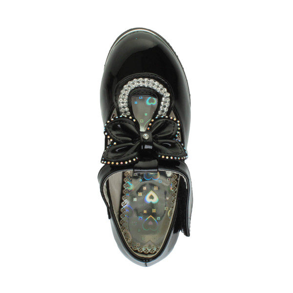 Ajvani Bow Butterfly T-Bar Court Shoes - L9374