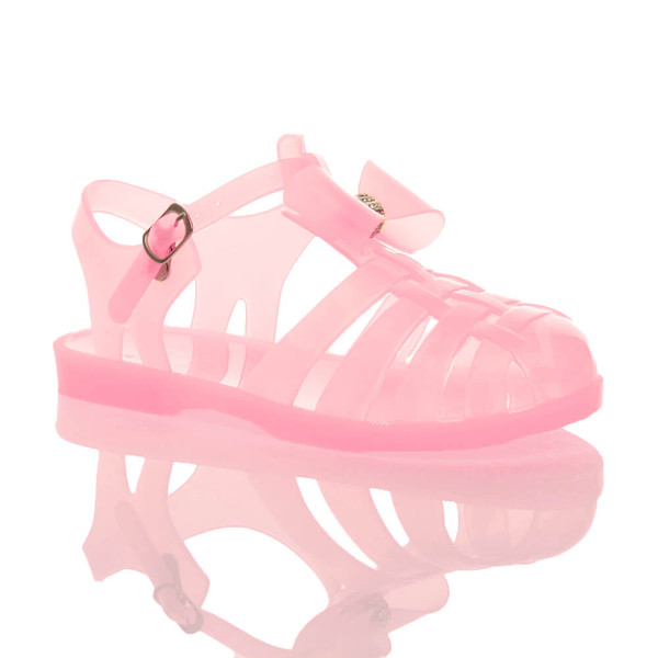 ajvani Flat Bow Jelly 90's Sandals - U2453