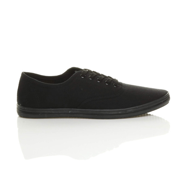 Ajvani Flat Canvas Plimsolls Lo-Top Trainers - R8612