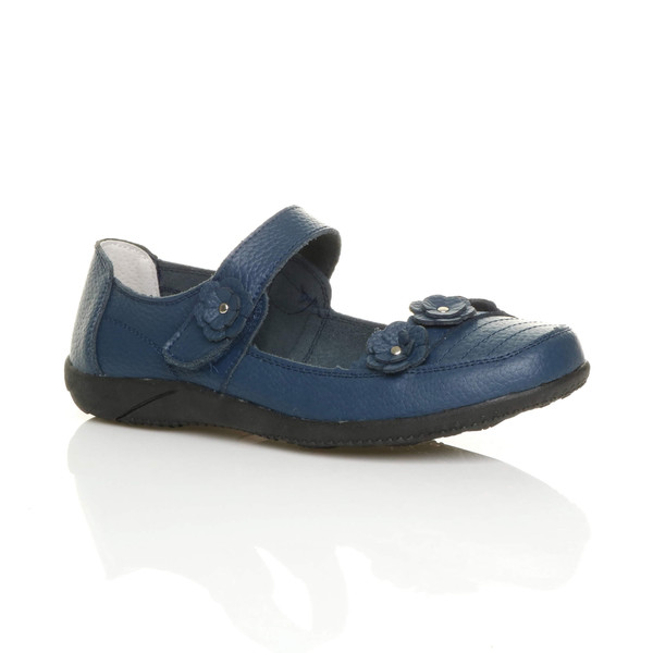 ajvani Flat Comfort Flower Mary Jane Shoes - F5335