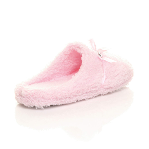 Ajvani Flat Fleece Fluffy Mules Slippers - G6413