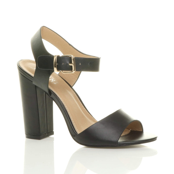 ajvani High Block Heel Sandals - X8050