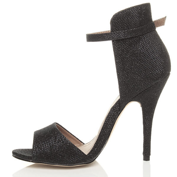 Ajvani High Heel Contrast Ankle Cuff Sandals - Z3328