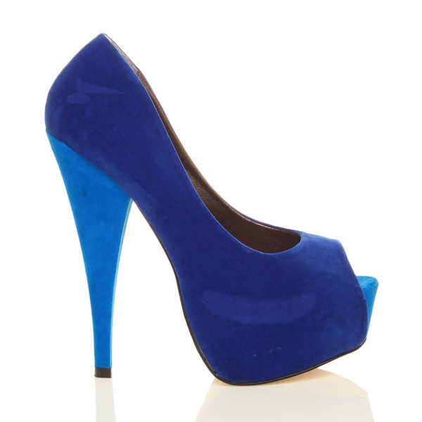 Ajvani High Heel Peep Toe Platform Shoes - W8554