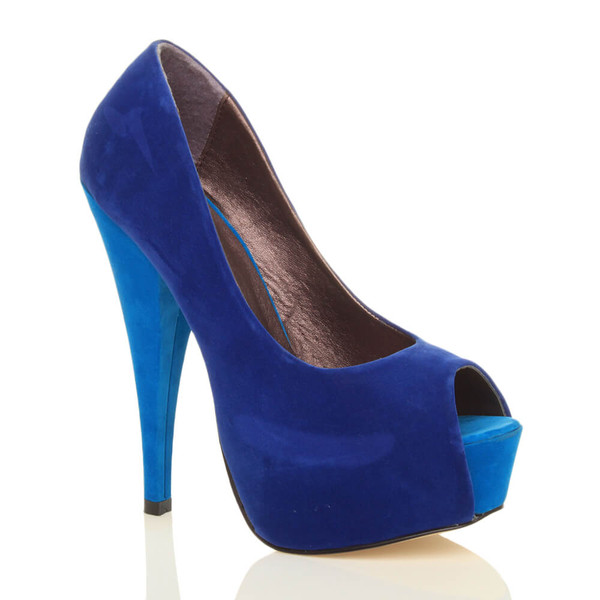ajvani High Heel Peep Toe Platform Shoes - W8554